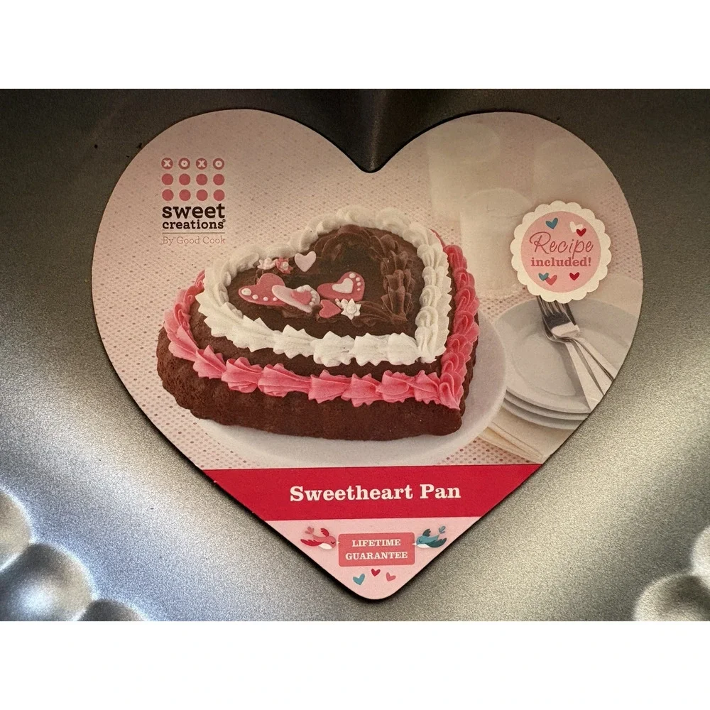Sweet Creations Sweetheart Cake Pan Heart Shaped Non Stick New